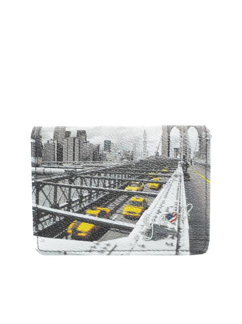 YNOT YESBAG Portefeuille compact pont new york-brooklyn - Portefeuilles Femme