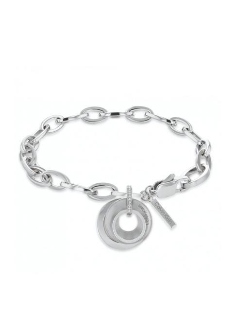 CALVIN KLEIN SCULPTURAL Bracelet avec cercles et zircons acier - Bracelets
