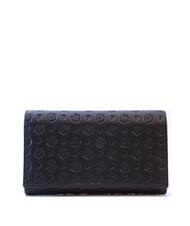 POLLINI HERITAGE EMBOSSED Portefeuille EMBOSS&Eacute; H&Eacute;RITAGE Noir - Portefeuilles Femme - 1