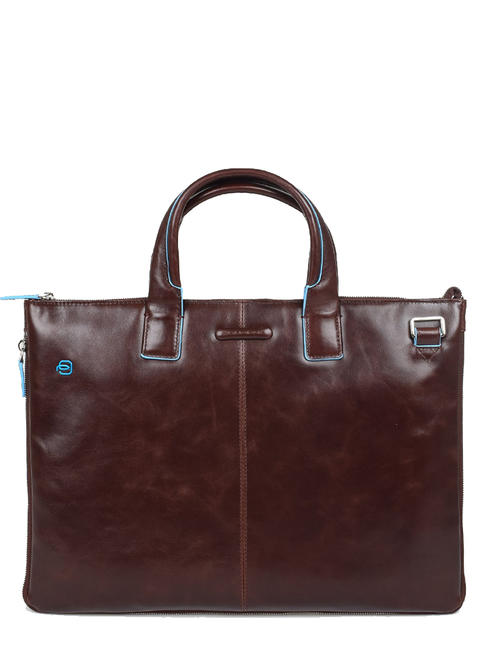 PIQUADRO Dossier BLUE SQUARE, support PC 15,6 ", extensible ACAJOU - Porte Documents Travail