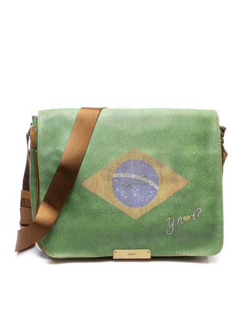 YNOT flag vintage borsa a tracolla sac d'épaule BRÉSIL - Sacs pour Femme