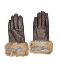 TOSCA BLU guanto con bordo in pelliccia  - Gants