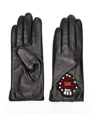 TOSCA BLU guanto con cuore strass  Noir - Gants - 1