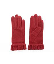 TOSCA BLU guanto con rouche in suede  - Gants