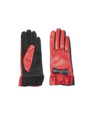 TOSCA BLU guanto in pelle con fiocco  - Gants