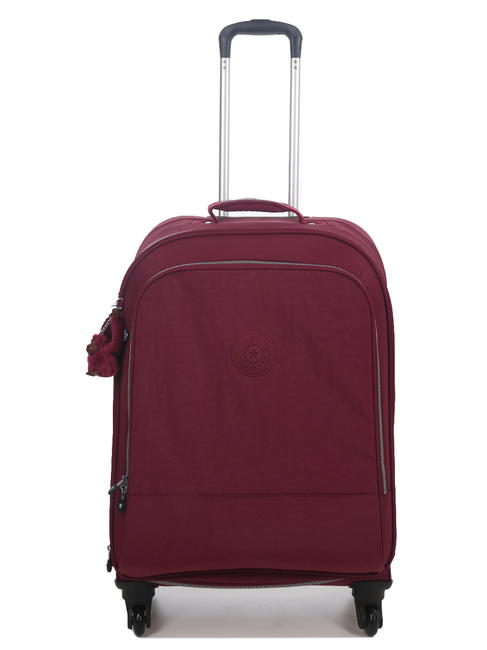 KIPLING YUBIN Chariot de taille moyenne, extensible Sangria - Valises Semi-rigides
