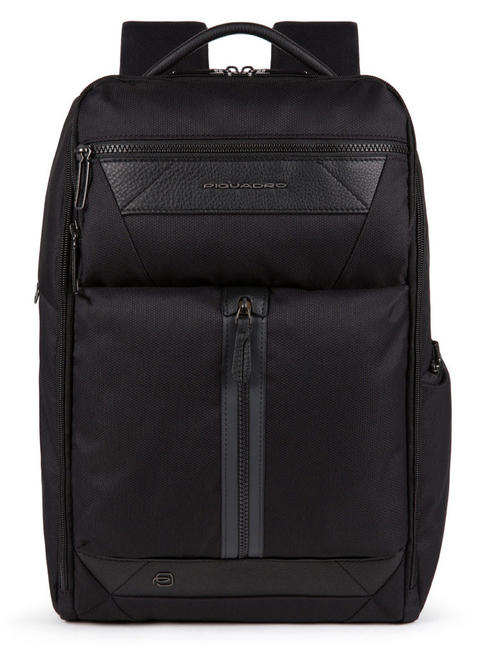 PIQUADRO TRAKAI Sac à dos pour ordinateur portable 14 "/ Ipad 9,7" / 11 " Noir - Sacs à dos pour ordinateur portable