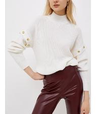 LIUJO   Pull col montant avec clous bilana - Chandails pour femmes - 1