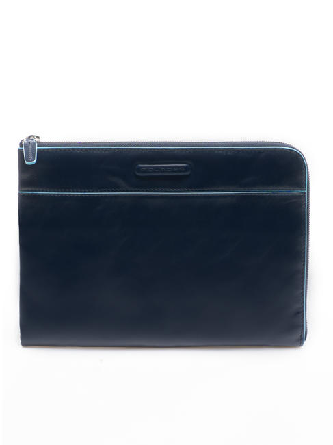 PIQUADRO BLUE SQUARE Étui iPad en cuir bleu - Étui pour tablette & Organiseur