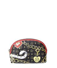 POLLINI HERITAGE N&eacute;cessaire avec zip Noir - Pochettes & Trousses - 1