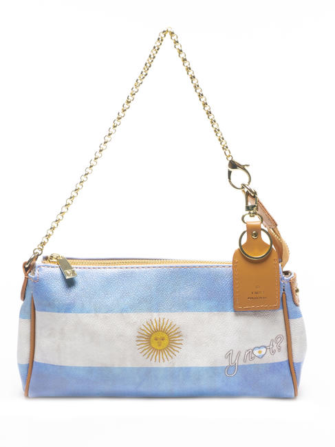 YNOT FLAG Mini sac à bandoulière avec bandoulière argentin - Sacs pour Femme