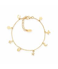 AMEN FORTUNA Bracelet en argent doré - Bracelets