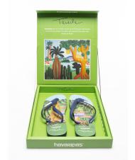 HAVAIANAS RETRATOS  Tongs avec bo&icirc;te-cadeau navyblu - Chaussures unisexe - 1