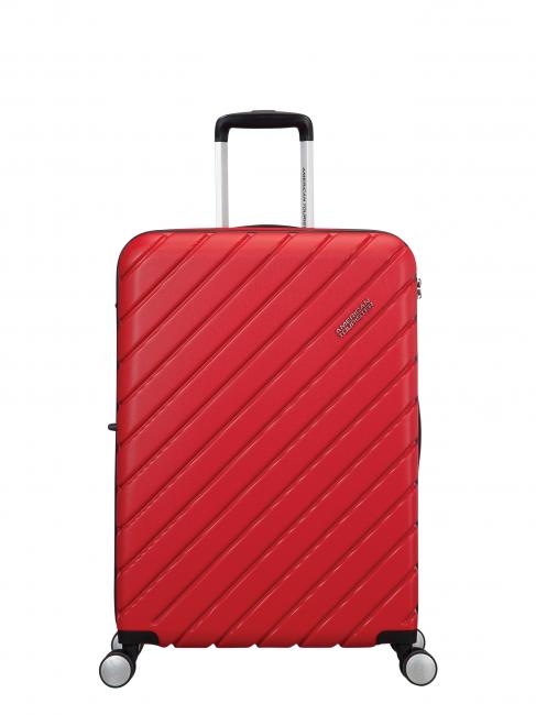 AMERICAN TOURISTER SMARTFLY 24IN Chariot moyen rouge - Valises Rigides