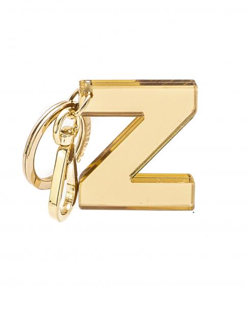 COCCINELLE LETTERA Z Porte-clés en plexiglas et métal platine - Porte-clés