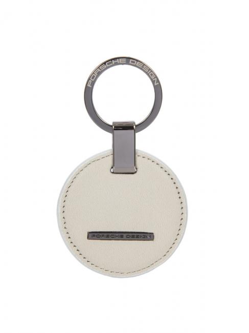 PORSCHE DESIGN CIRCLE Porte-clés en cuir blanc - Porte-clés