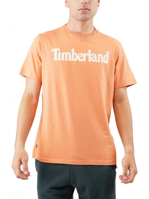 TIMBERLAND KENNEBEC LINEAR T-shirt en cotton bronzage de cuivre - T-shirt