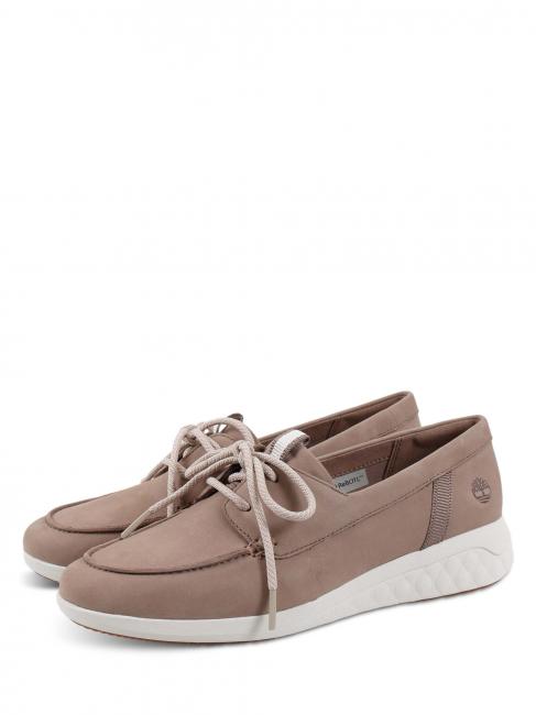 TIMBERLAND BRADSTREET  Chaussure bateau taupe / gris - Chaussures Femme