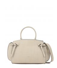 TRUSSARDI GITA Sac &agrave; main, avec bandouli&egrave;re, en cuir nubuck BEIGE - Sacs pour Femme - 1