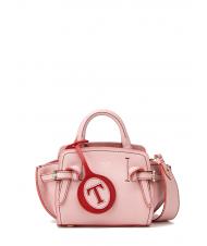 TRUSSARDI GITA Bicolor Micro sac &agrave; main avec bandouli&egrave;re bonbon rose / rouge - Sacs pour Femme - 1
