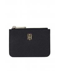 TOMMY HILFIGER TH ELEMENT Porte-cartes avec zip le noir - Portefeuilles Femme - 1