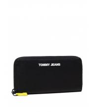 TOMMY HILFIGER TJW Grand portefeuille zipp&eacute; le noir - Portefeuilles Femme - 1