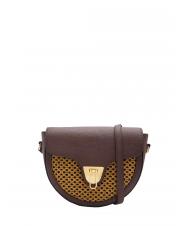 COCCINELLE BEAT Paglia Mini sac port&eacute; &eacute;paule chocolat/caramel - Sacs pour Femme - 1