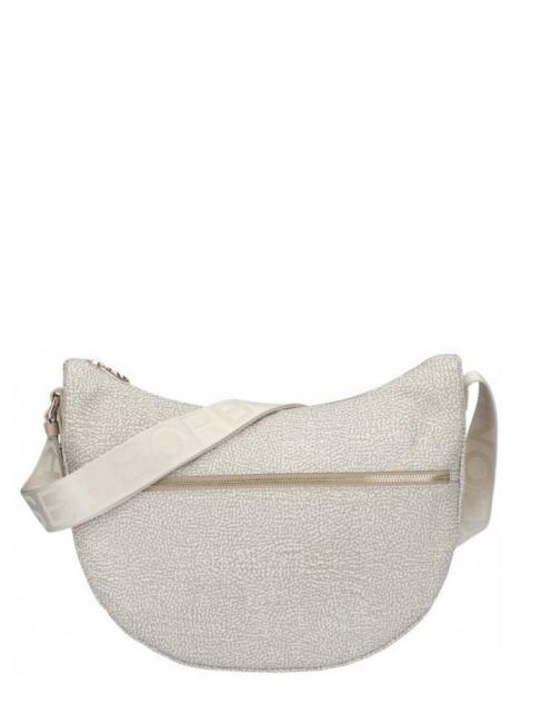 BORBONESE BORBONAIS LUNA Sac à bandoulière en tissu jet op sable - Sacs pour Femme