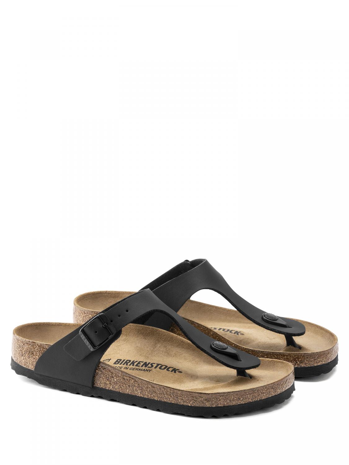 Birkenstock Gizeh Birko Flor Sandale Tong Noir Achetez A Prix Outlet