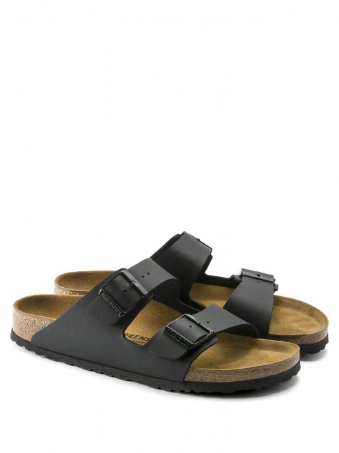 BIRKENSTOCK ARIZONA BIRKO-FLOR Sandale pantoufle noir - Chaussures unisexe