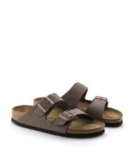BIRKENSTOCK ARIZONA BIRKO-FLOR NUBUK Sandale pantoufle - Chaussures unisexe