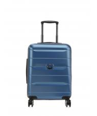 DELSEY COMETE + Chariot &agrave; bagages &agrave; main Spinner glace bleue - Valises cabine - 1