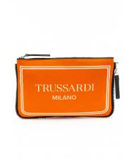 TRUSSARDI CITY POCKET Pochette &agrave; main milan orange - Sacs pour Femme - 1