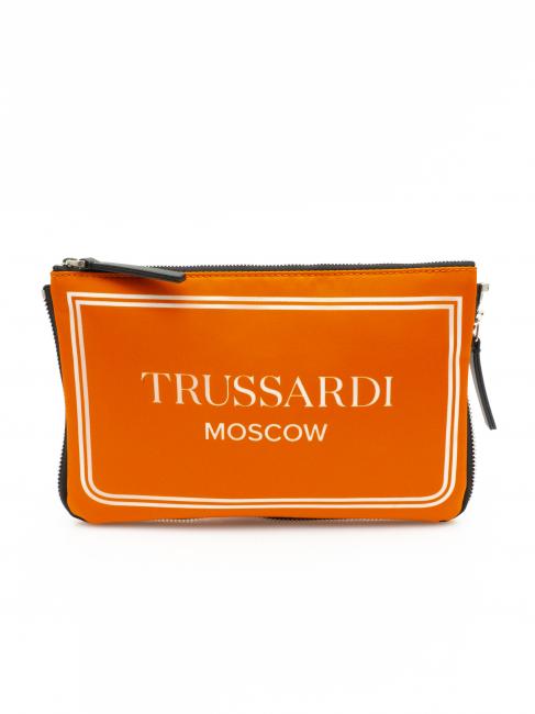 TRUSSARDI CITY POCKET Pochette à main orange de Moscou - Sacs pour Femme
