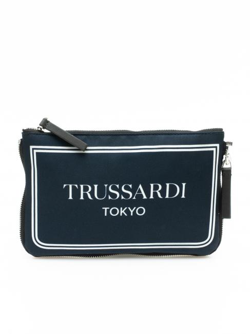 TRUSSARDI CITY POCKET Pochette à main bleu de tokyo - Sacs pour Femme