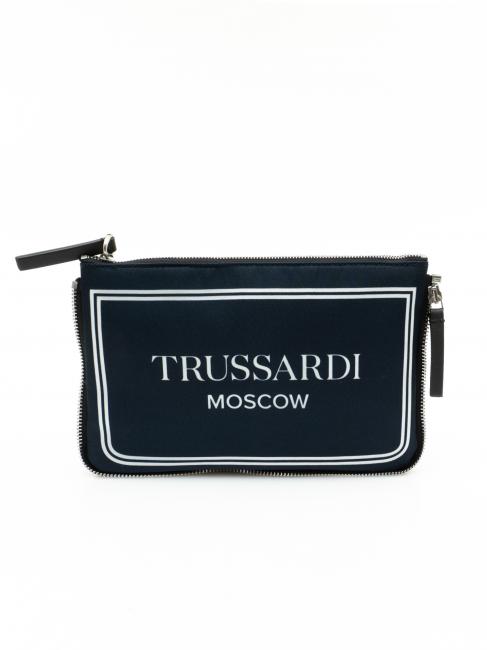 TRUSSARDI CITY POCKET Pochette à main bleu de moscou - Sacs pour Femme