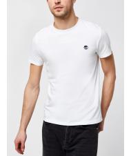 TIMBERLAND SS DUNRIVER CREW T-shirt en cotton blanc - T-shirt - 1