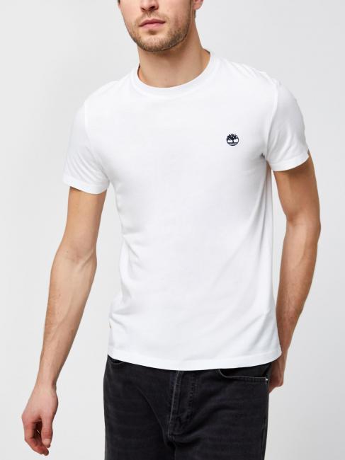 TIMBERLAND SS DUNRIVER CREW T-shirt en cotton blanc - T-shirt