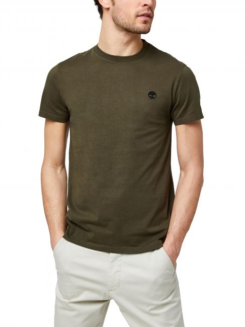 TIMBERLAND SS DUNRIVER CREW T-shirt en cotton feuille de vigne - T-shirt