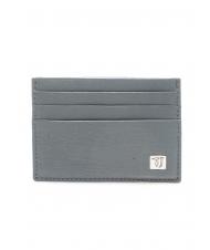 TRUSSARDI Portafoglio in pelle saffiano  GRIS - Portefeuilles Homme - 1