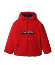 NAPAPIJRI k rainforest op giacca Veste avec zip et capuche tango rouge - B&eacute;b&eacute; Vestes - 1