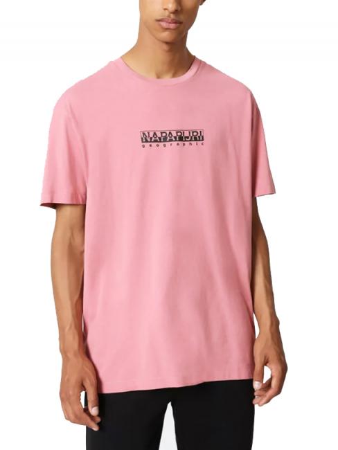 NAPAPIJRI S-BOX SS 2 T-shirt en cotton lulu rose - T-shirt