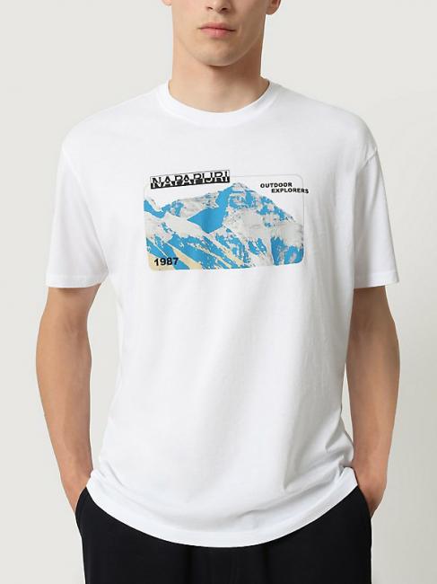 NAPAPIJRI SULE T-shirt en cotton blanc grp f8c - T-shirt