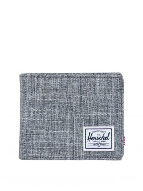 HERSCHEL ROY COIN Portefeuille ROY COIN en polyuréthane RAVEN CROSSHATCH - Portefeuilles Homme