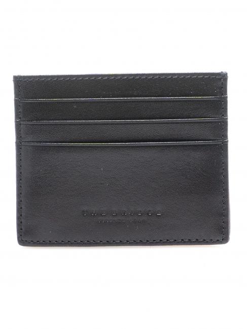 THE BRIDGE LORENZO Porte-cartes en cuir Noir - Portefeuilles Homme