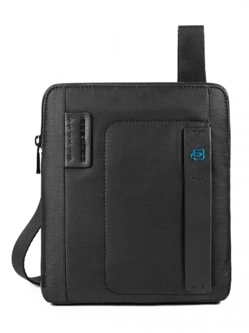 PIQUADRO Sacoche homme Ligne PULSE P16, pour iPad CHEVRON / NOIR - Sacs en Bandoulières pour Homme