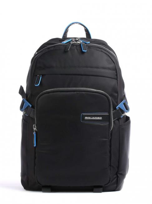 PIQUADRO RYAN Sac à dos pour ordinateur portable 15,6", en tissu recyclé Noir - Sacs à dos pour ordinateur portable