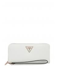 GUESS LAUREL Portefeuille zipp&eacute; blanc - Portefeuilles Femme - 1