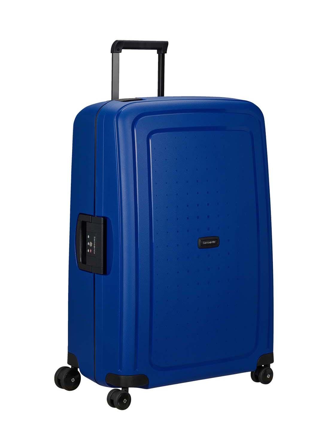 Grande valise à bagages vintage en cuir marron Shwayder Brothers