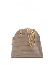 TOSCA BLU TIC-TAC Sac bandouli&egrave;re MIni en cuir imprim&eacute; crocodile - Sacs pour Femme